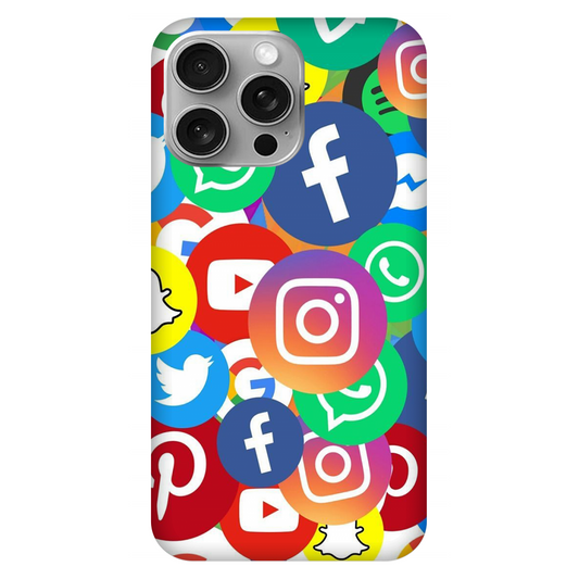 Collage of Social Media Icons Case