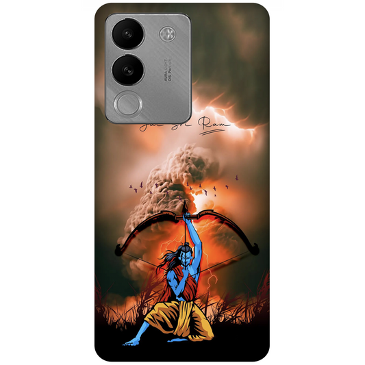 Divine Archer Amidst the Storm Jai Shree Ram Case Vivo V29e 5G