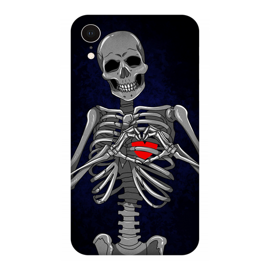 Embracing Skeleton with a Heart Case Apple iPhone XR