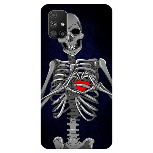 Embracing Skeleton with a Heart Case Samsung Galaxy M51