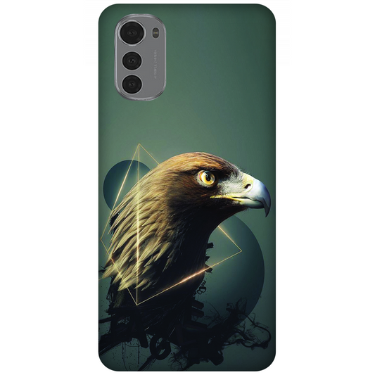 Golden Eagle Geometry Case Motorola Moto E32s