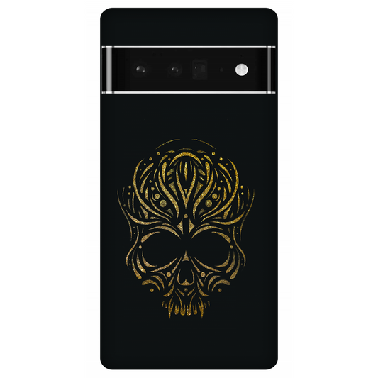 Golden Ornamental Skull Case Google Pixel 6 Pro 5G