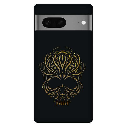 Golden Ornamental Skull Case Google Pixel 7 5G