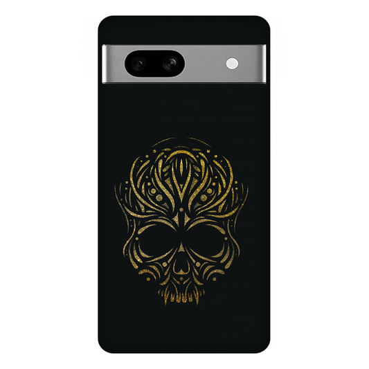 Golden Ornamental Skull Case Google Pixel 7A 5G