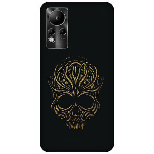 Golden Ornamental Skull Case Infinix Note 12
