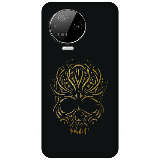 Golden Ornamental Skull Case Infinix Note 12 Pro 4G