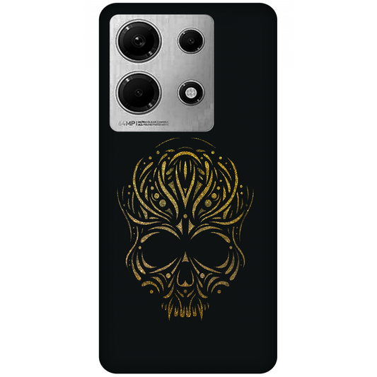 Golden Ornamental Skull Case Infinix Note 30