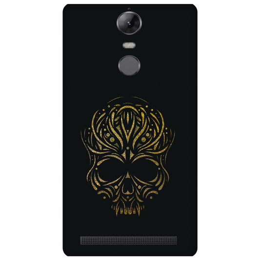 Golden Ornamental Skull Case Lenovo K5 Note