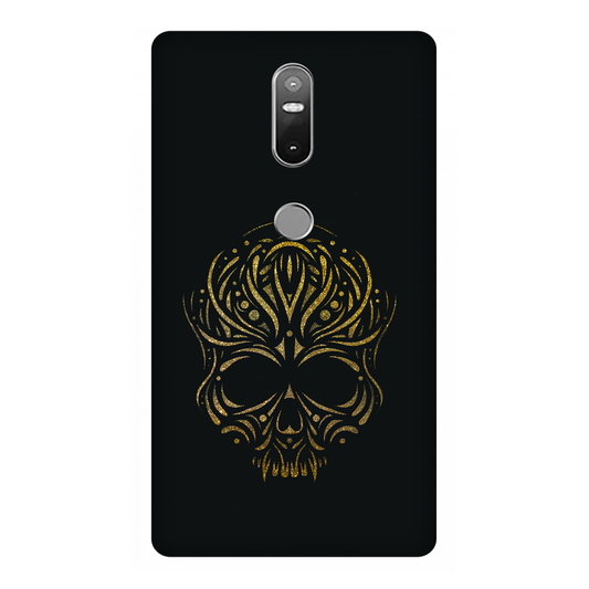 Golden Ornamental Skull Case Lenovo Phab 2 Plus (2016)