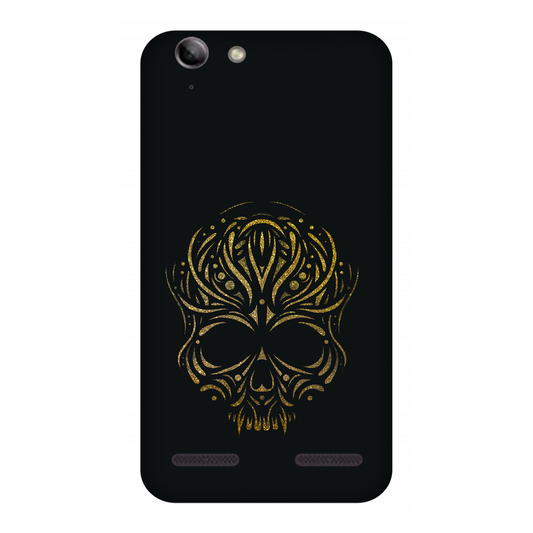 Golden Ornamental Skull Case Lenovo Vibe K5 Plus