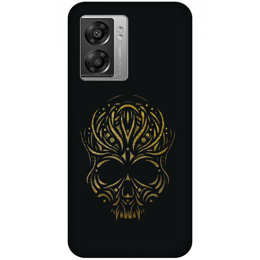 Golden Ornamental Skull Case Oppo A57 5G