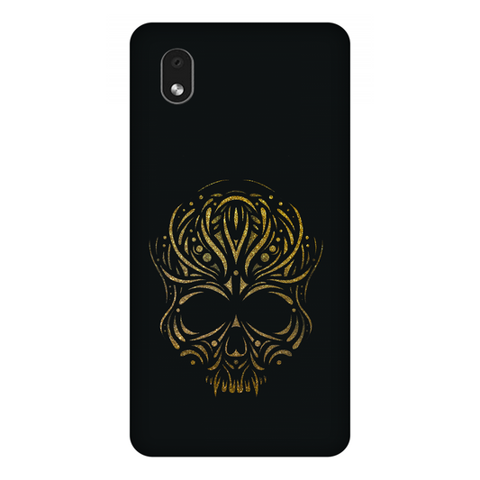 Golden Ornamental Skull Case Samsung Galaxy A01 Core
