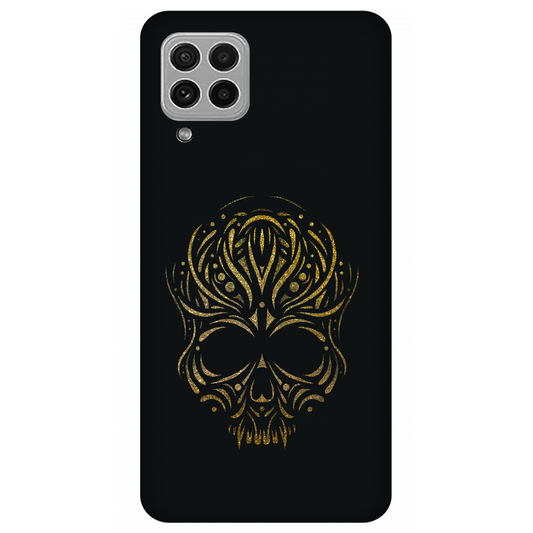 Golden Ornamental Skull Case Samsung Galaxy A22 4G