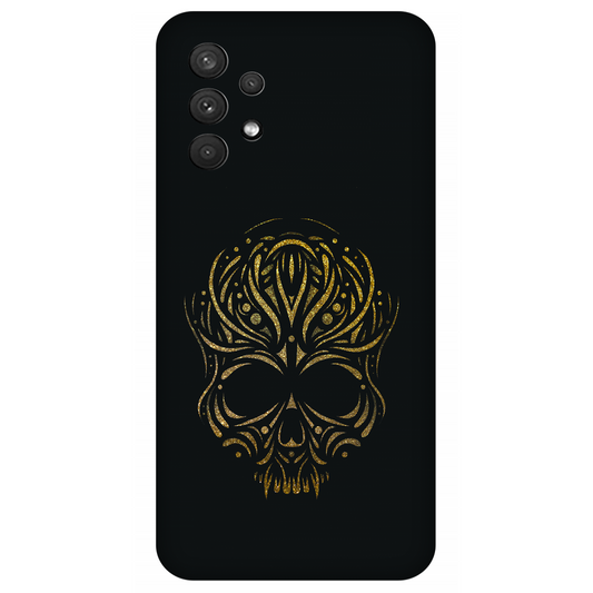Golden Ornamental Skull Case Samsung Galaxy A32