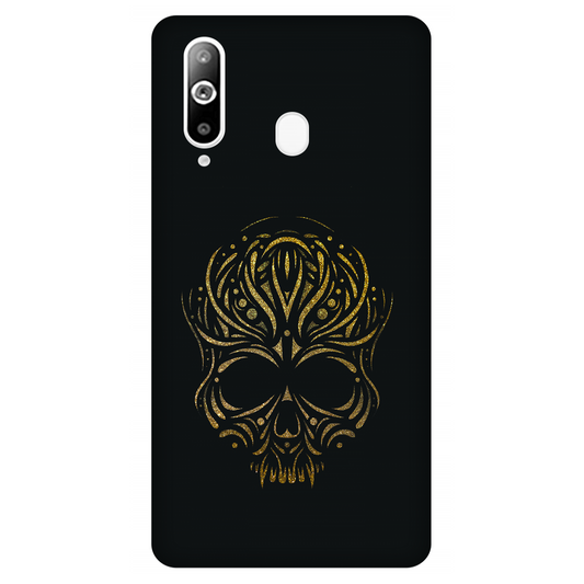 Golden Ornamental Skull Case Samsung Galaxy A60