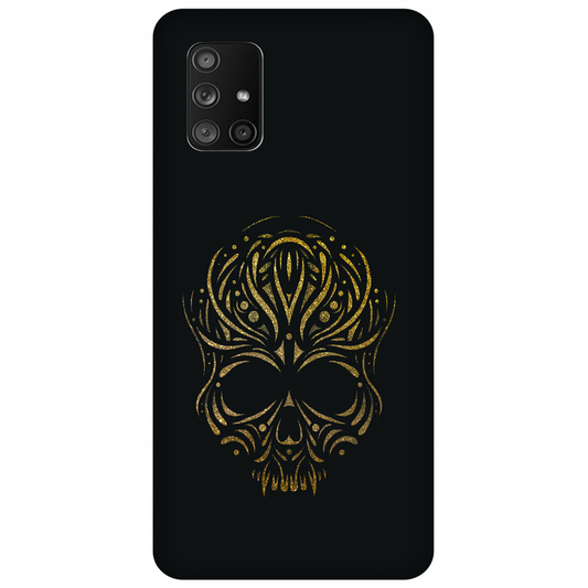 Golden Ornamental Skull Case Samsung Galaxy A71 5G