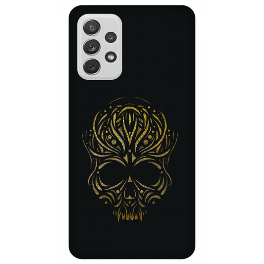 Golden Ornamental Skull Case Samsung Galaxy A72
