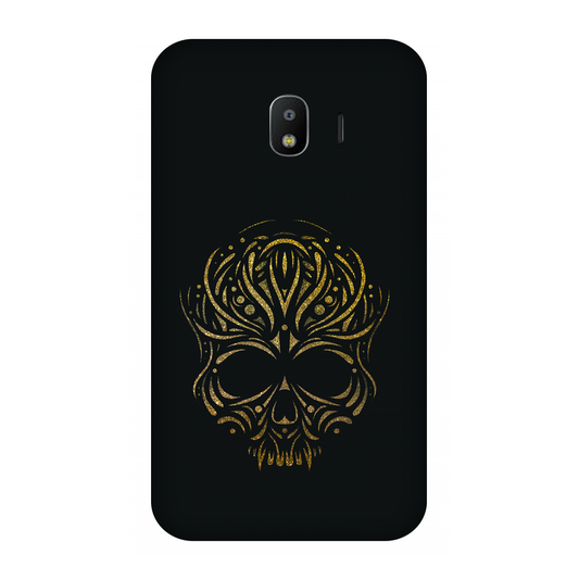 Golden Ornamental Skull Case Samsung Galaxy J2 Core (2020)