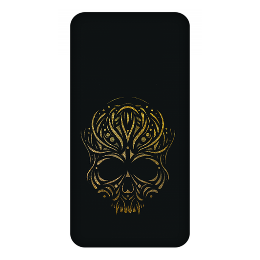 Golden Ornamental Skull Case Samsung Galaxy M01 Core