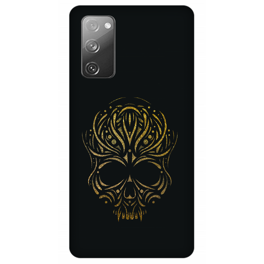 Golden Ornamental Skull Case Samsung Galaxy S20 FE 5G