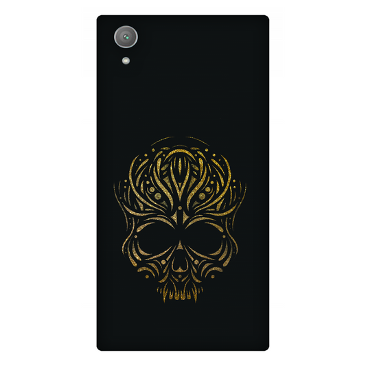 Golden Ornamental Skull Case Sony Xperia XA1 Plus