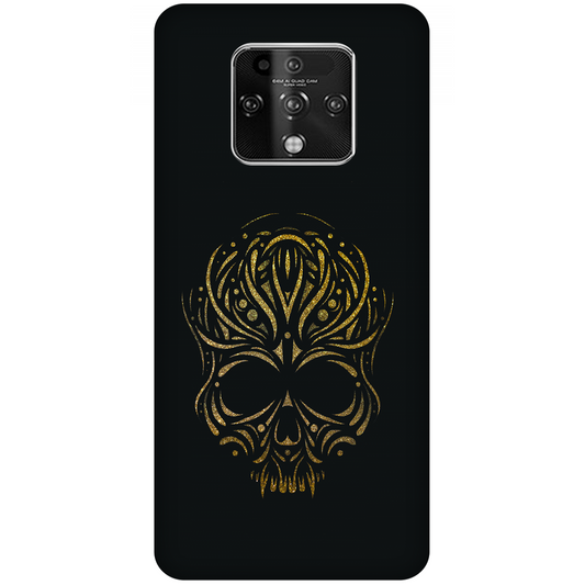 Golden Ornamental Skull Case Tecno Camon 16 Premier