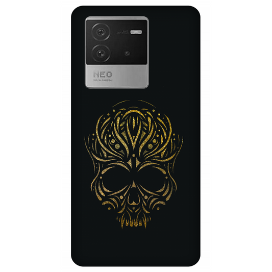 Golden Ornamental Skull Case Vivo iQOO Neo 6 5G