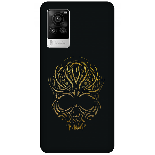 Golden Ornamental Skull Case Vivo X60s 5G