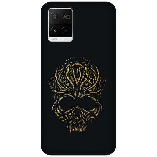 Golden Ornamental Skull Case Vivo Y21e