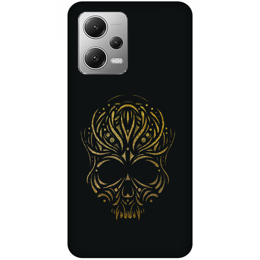 Golden Ornamental Skull Case Xiaomi Poco X5 5G