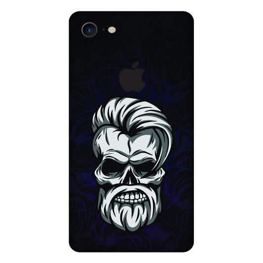 Gothic Skull Illustration Case Apple iPhone 7 Logo Cut