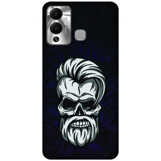 Gothic Skull Illustration Case Infinix Hot 12 Play
