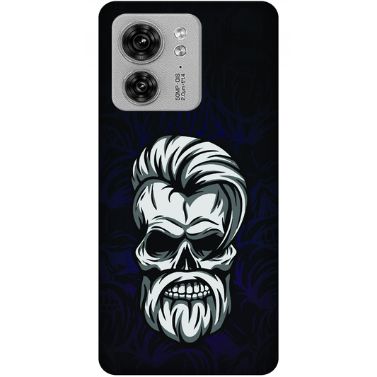 Gothic Skull Illustration Case Motorola Edge 40 5G