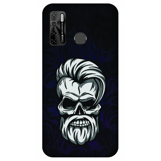 Gothic Skull Illustration Case Tecno Camon 15