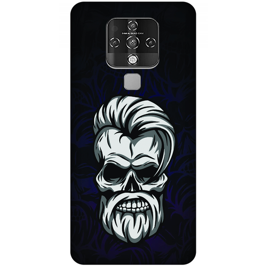 Gothic Skull Illustration Case Tecno Camon 16