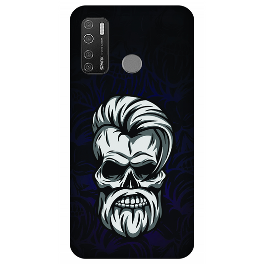 Gothic Skull Illustration Case Tecno Spark 5 Pro