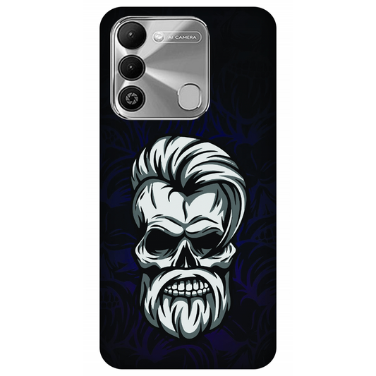 Gothic Skull Illustration Case Tecno Spark 9