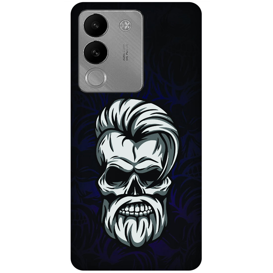 Gothic Skull Illustration Case Vivo V29e 5G