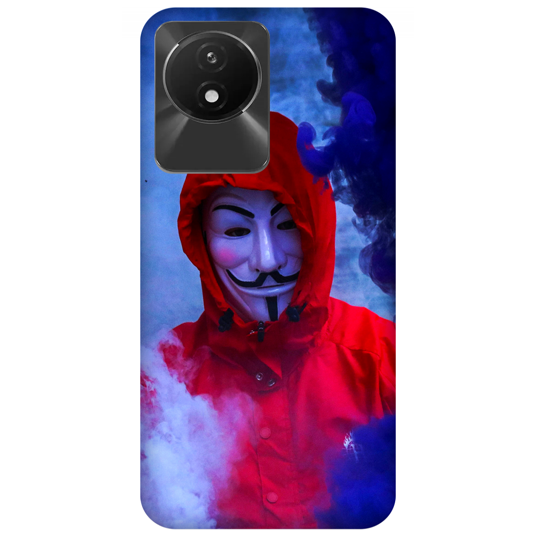 Man in Mask Smoke Case Vivo Y02A 4G