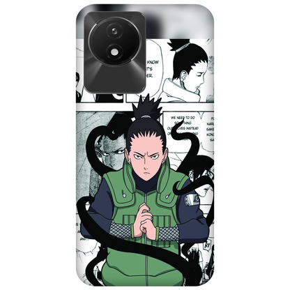 Manga Scene with Blurred Faces Case Vivo Y02A 4G