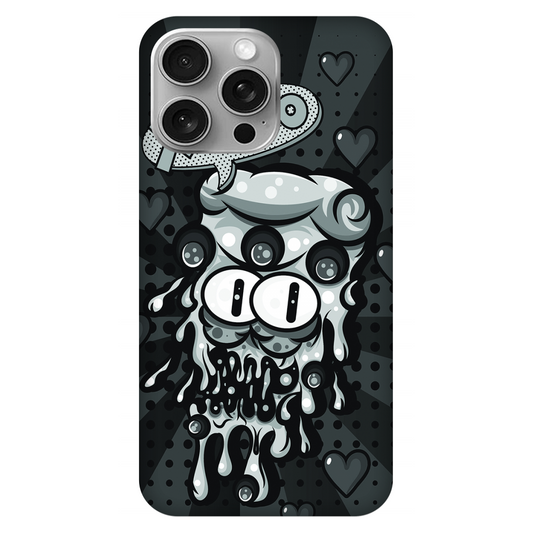 Monochromatic Graffiti Style Melting Face Case
