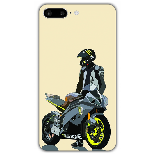 Motorcycle Lifestyle Case Apple iPhone 7 Plus Round Cut