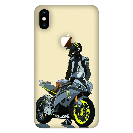 Motorcycle Lifestyle Case Apple iPhone XS Max (Logo Cut)