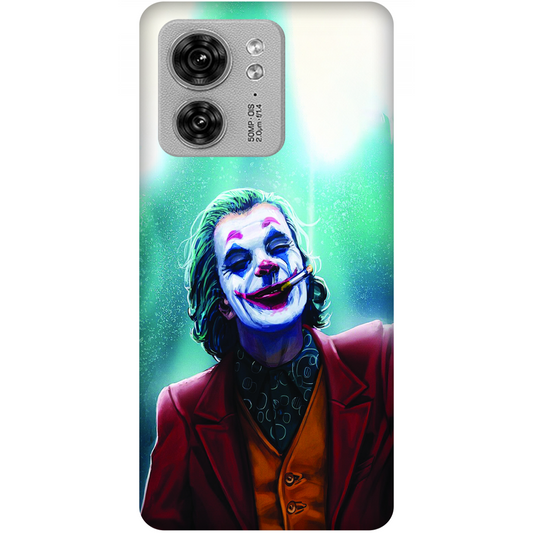 Mysterious Figure in Green Light Case Motorola Edge 40 5G