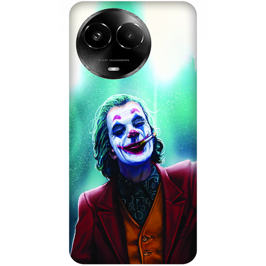 Mysterious Figure in Green Light Case Realme C67 5G