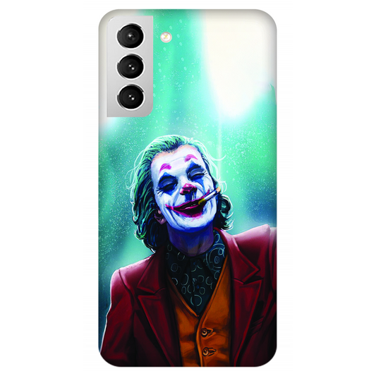 Mysterious Figure in Green Light Case Samsung Galaxy S21 5G