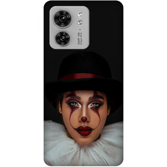 Mysterious Figure in Hat Case Motorola Edge 40 5G