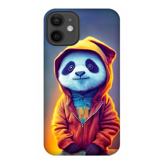 Mysterious Figure in Orange Hoodie Case Apple iPhone 12 mini