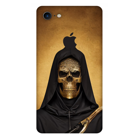 Mysterious Figure with a Ceremonial Sword Case Apple iPhone 7 Logo Cut