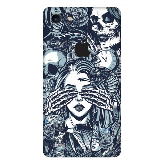 Mystic Elegance Amidst Darkness Case Apple iPhone 7 Logo Cut